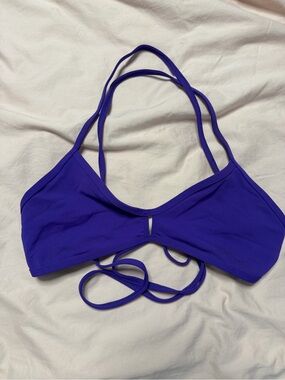 JOLYN Purple Bikini Top XL